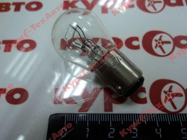 картинка Автолампа 12х21-5 двухконтактная (со смещением) Маяк магазин Курс-ТехАвто картинка Автолампа 12х21-5 двухконтактная (со смещением) Маяк от магазина Курс-ТехАвто